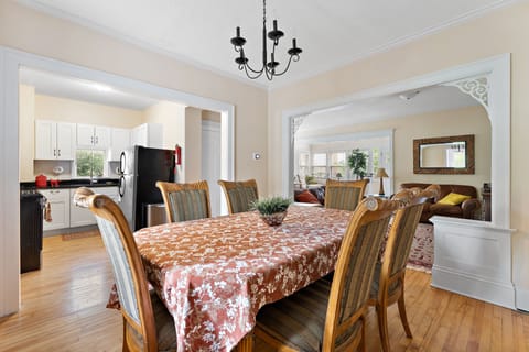 Lovely dining room for entertaining.
