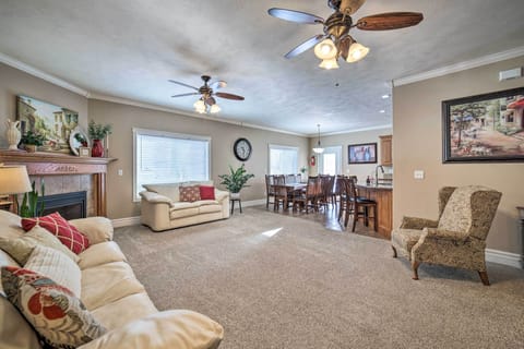 Rexburg Vacation Rental | 7BR | 3BA | 4,344 Sq Ft | 3 Steps to Access