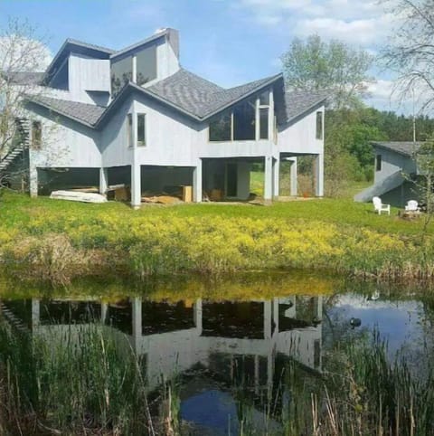Peace Lodge on a perfect summer day.