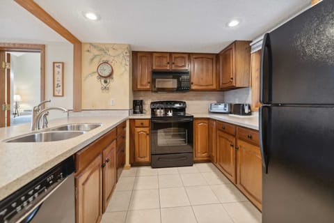 Fully stocked kitchen