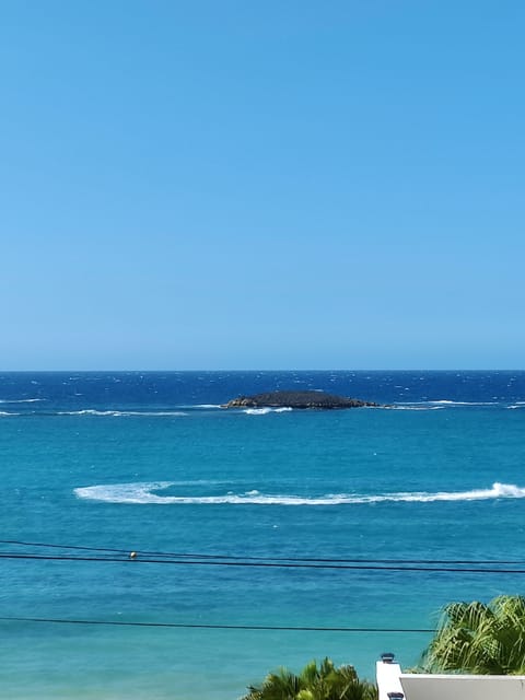 View of the ocean from Mare Blu apartments