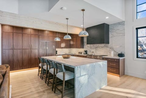 Indoors, Kitchen, Kitchen Island, Hardwood, Floor