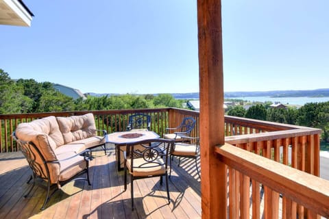 Deck viewing the lake