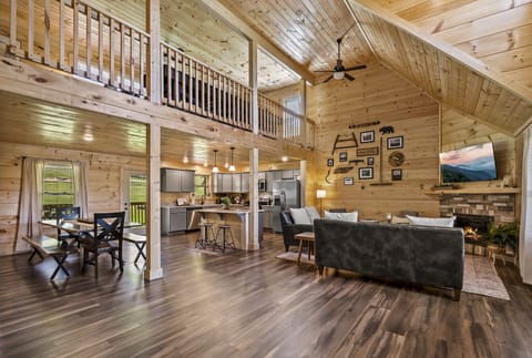 As soon as you walk in you'll experience a true east Tennessee retreat surrounded by farm country.
