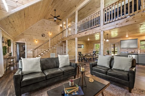 Lot's of space for your group to gather on the main floor.