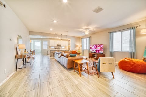 Open concept living, dining and kitchen!