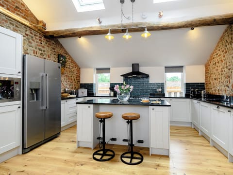 Contemporary kitchen area | Pipistrelle Barn, North Walsham