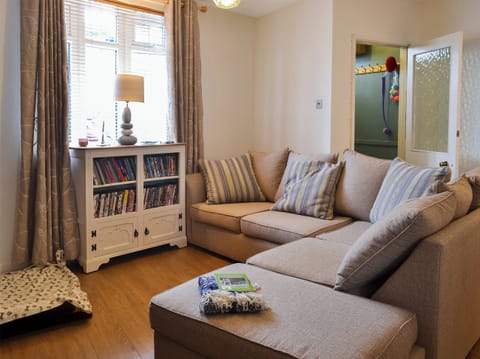 Cosy living area with wood burner | Anchor Cottage, Instow, near Bideford