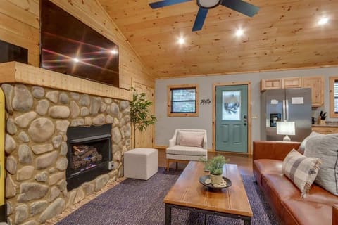 Turn on a movie or watch your favorite show in our cozy living room.