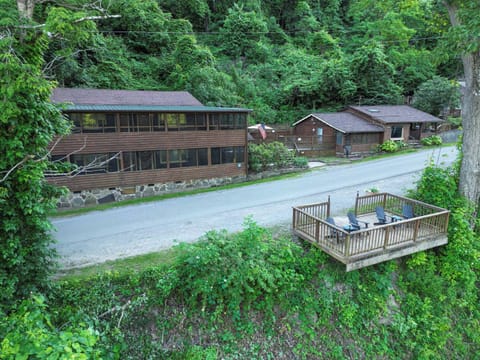 Road leading to the lodge