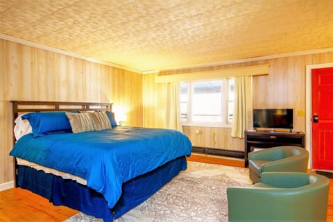 Stream all your favorite movies or shows from the comfort of the king size bed!