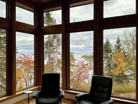 View from living room.