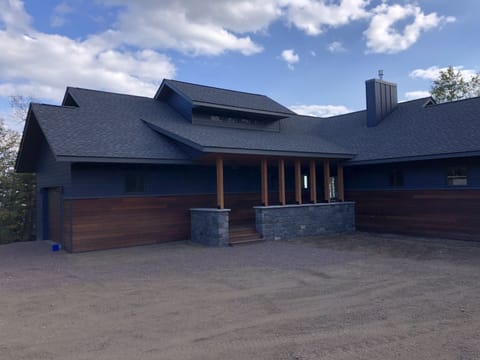 View of the front of the house.