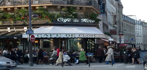 Drink an evening glass of wine at famous Cafe de Flore
