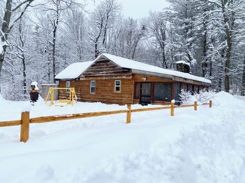 Winter Scenery from the front of the cabin