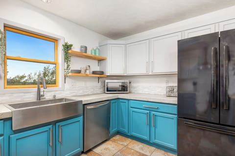 Dining area with rustic charm—ideal for family meals