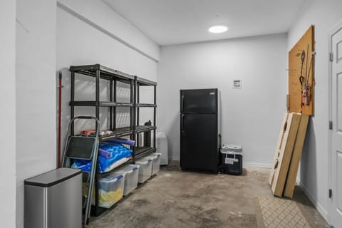 Extra down stairs refrigerator to keep those beverages frosty. 