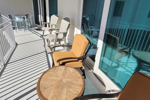 Ocean facing balcony