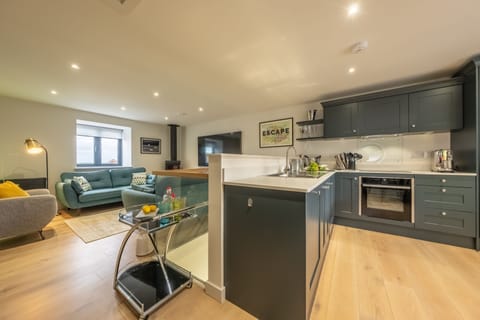 First floor: A smart fitted kitchen awaits