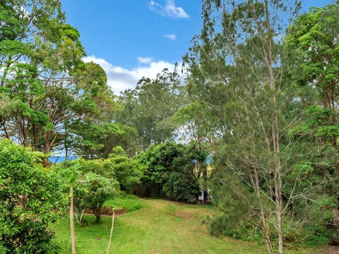 View to the beach