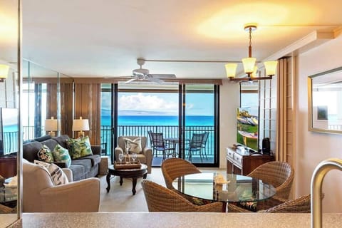 Expansive ocean views throughout from this corner oceanfront condo.
