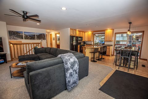 Chapel Haus - Living Area and Dining Area