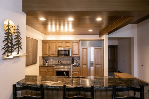 Indoors, Kitchen, Chair, Furniture, Microwave