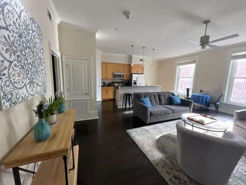 Enjoy a comfortable stay with ample seating & a large TV for your entertainment.