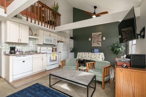 Kitchen and Living Room