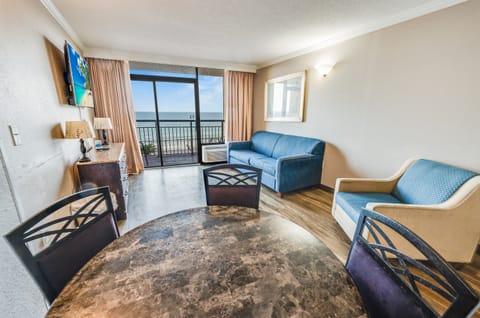 Large Living Area with Views of the Ocean, Beautifully Decorated