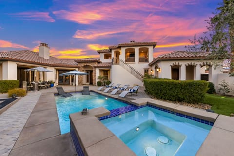 Welcome to The Resort, a stunning Four-bedroom, private pool, and spa, offering 3,195 square feet of luxury living.