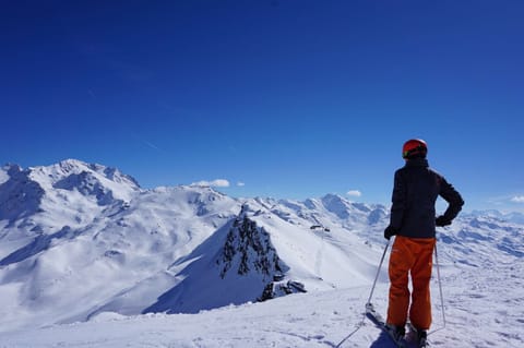 Amazing panorama on the top of les Menuires
