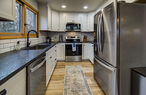 New stainless steel appliances