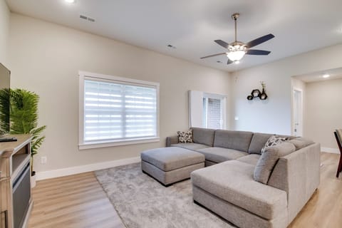 Living Room | Electric Fireplace | Central A/C