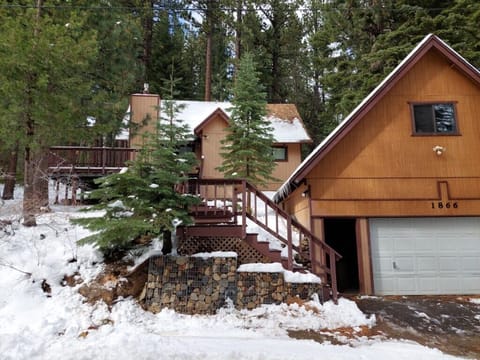 Exterior of our home. Steps to property.