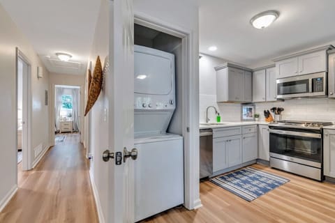 Washer and dryer for use