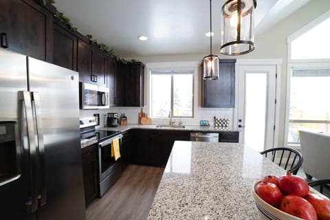 From the modern appliances to the wide array of cookware, this kitchen has everything you'll need to whip up meals for the whole group.