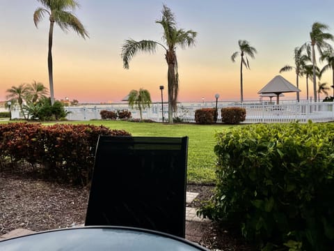Enjoy the sunrise from your patio! 