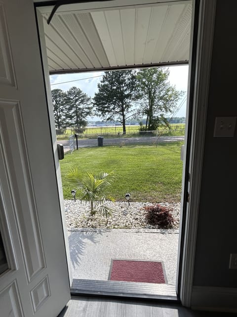 Front yard view from inside home