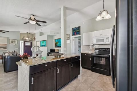New cabinets and granite counter tops