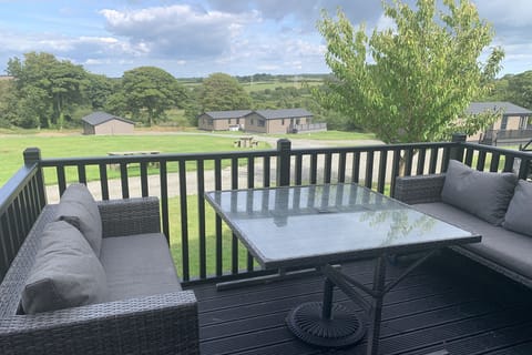 Hazel lodge view from decking