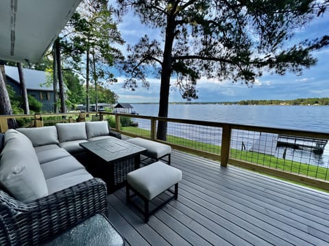 What a view from our fantastic, huge wraparound deck!