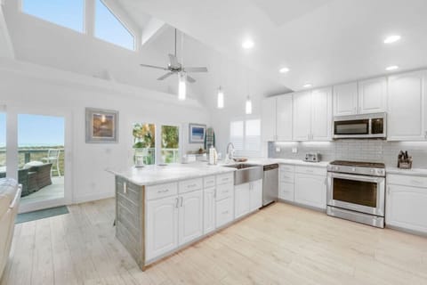 Fully stocked kitchen