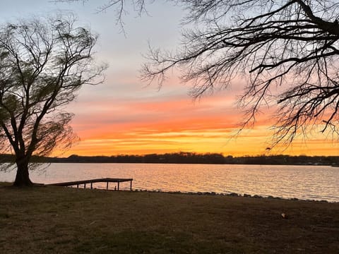 Stunning sunset off the back deck