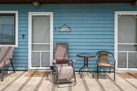 Outdoor furniture right outside your door