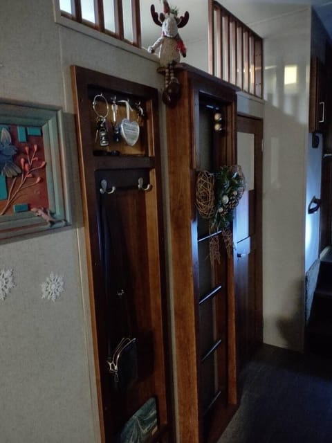 Entrance with above loft