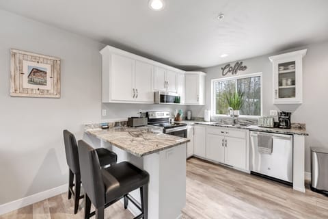 Seating for 2 at snack bar