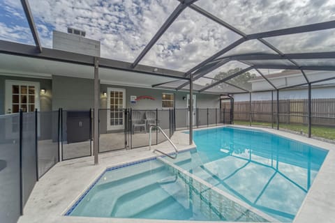 Take a dip in the pool with friends and family