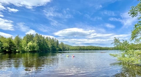 Vacationland Retreat has 100 ft of private access to the pristine 70 acres pond