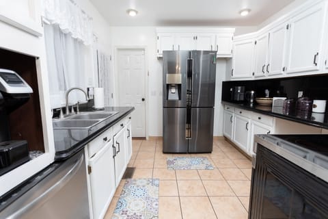 Make your favorite meals on the ample countertops! Appliance like coffee machine